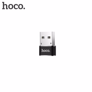 Hoco UA6 OTG-sovitin USB A - USB C musta