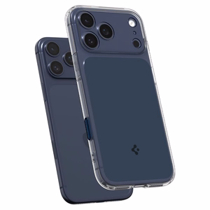 Spigen Thin Fit MagSafe Suojakuori iPhone 17 Pro Max:lle - Läpinäkyvä Laivastonsininen