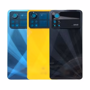 Takakansi Xiaomi Poco X4 Pro 5G / Laser Black / (kameraliinsillä) / HQ