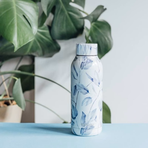 Quokka Solid ruostumattomasta teräksestä valmistettu termospullo, 510 ml, Gray Bouquet