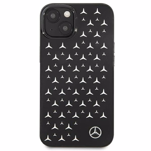 Mercedes Silver Stars -kuvioinen kotelo iPhone 13 mini - musta