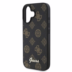 Guess Peony Script MagSafe Suojakuori iPhone 16 Plus:lle - Musta