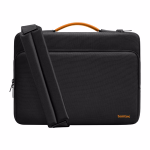 TOMTOC Defender-A40 kannettavan tietokoneen olkalaukku 16" (musta)