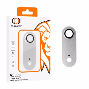 Karkaistu lasi Tel Protect 95% AR+AF Full Metal Camera Protector kameralle Iphone 17 Air:lle hopeinen (kamerasaareke)