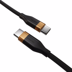 Duracell USB-C-kaapeli (DRU5010A) – 1 m, USB-C ↔ USB-C