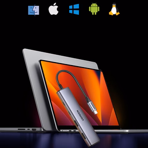Adapter Ugreen "CM473" (Input: "Type-C" / Ouput: 2x "USB"; 2x "Type-C")