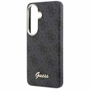 Guess suojakuori 4G Script MagSafe Samsung Galaxy S26:lle musta