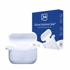 3mk Silicon AirPods suojakuori AirPods Pro / AirPods Pro 2:lle - valkoinen