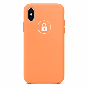 Puhelimen suojakuori Silicone Case Apple iPhone XR / Papaya / pakkauksessa