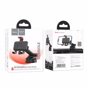 Auton puhelinteline Hoco H22 (dashboard/windshield) musta