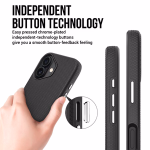 Perfectionists Triangle Mag Suojakuori iPhone 15 musta