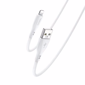 Yesido CA119 silikoonikaapeli 12 W USB / Lightning 1 m 2,4 A valkoinen