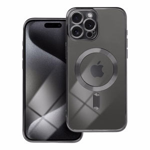 Suojakuori iPhone 15 PRO MAX:lle Electro Mag Cover yhteensopiva MagSafe-version kanssa musta