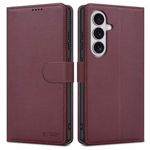 Tech-Protect Wallet Suojakuori Samsung Galaxy S26:lle - Burgundy