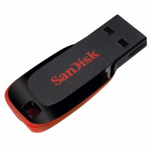 SanDisk 64GB USB 2.0 Cruzer Blade -muistitikku