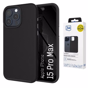3mk Fortis MagCase -suojakuori iPhone 15 Pro Max:lle - musta