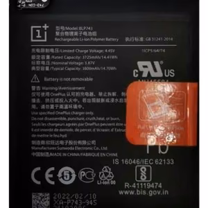 Alkuperäinen akku OnePlus 7T BLP743 3725mAh
