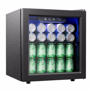 Euhomy BR009-55 37L beverage display cooler (black)