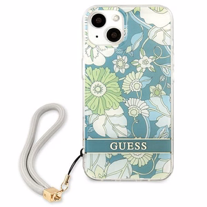 Guess GUHCP13SHFLSN iPhone 13 mini 5.4" vihreä/vihreä kovakotelo Kukkahihna