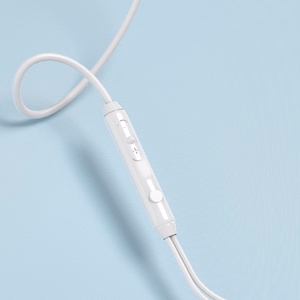 Dudao X3C in-ear langalliset USB-C-kuulokkeet 1,2 m - valkoinen
