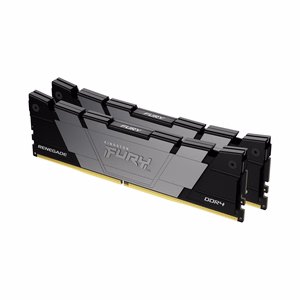 Kingston Technology FURY 16GB 3200MT/s DDR4 CL16 DIMM (2 kpl pakkaus) Renegade musta