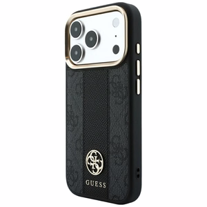 Kotelo mallille IPHONE 18 Pro Max/17 Pro max MagSafe-yhteensopiva (Stripe Round and Classic Logos 4G) (väri: musta)