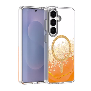 Epoxy Mag suojakuori Samsung Galaxy S24 / S25 oranssi