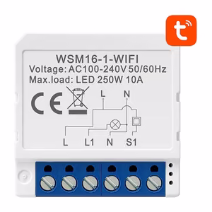 Älykytkentämoduuli WiFi Avatto WSM16-W1 TUYA