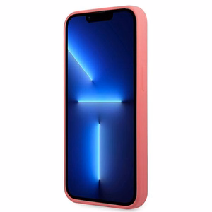 Karl Lagerfeld Silikoni Plaque Case iPhone 13 Pro / iPhone 13 - Fuksiainen