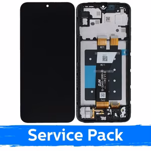 LCD-näyttö Samsung A146P A14 5G Musta kehyksellä (Service Pack)
