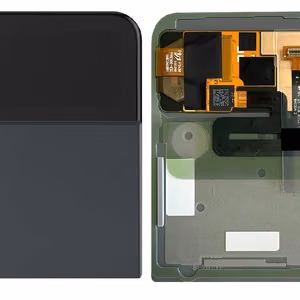 LCD-näyttö Samsung F721 Z Flip4 5G kosketusnäytöllä ja kehyksellä (Ulompi) Graphite alkuperäinen (käytetty Grade B)