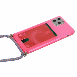 STRAP Fluo Suojakuori iPhone 11 Pro:lle - vaaleanpunainen