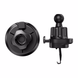 Joyroom JR-ZS412 holder with Qi2 15W charger, car, for air vent - black