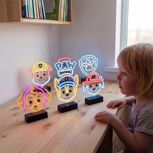 Neon LED jalustalla Paw Patrol - Paw OW-120246