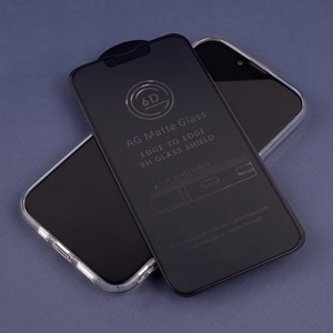 Karkaistu 6D mattapintainen suojalasi iPhone 12 Mini 5,4'' mustalla kehyksellä