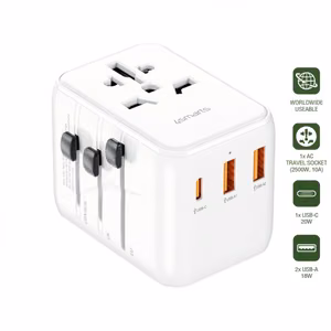 Nomad maailmanlaajuinen matkasovittin 20W