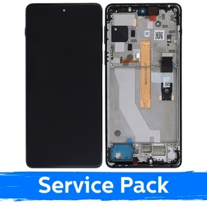 LCD-näyttö yhteensopiva Motorola Edge 20 Pro XT2153 / Midnight Blue / alkuperäinen (Service Pack)