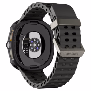 Spigen Liquid Air Suojakuori Samsung Galaxy Watch 8 44mm:lle - Matta Musta