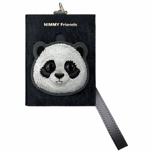NIMMY 3in1-setti puhelinlaukku + Lompakko + GPS-suoja BIG EYED PET 2.0 Panda musta