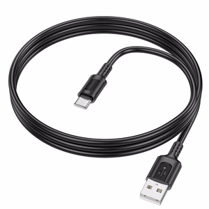 Borofone kaapeli BX111 Feliz (m) - USB - Type C - 3A 1 metri musta