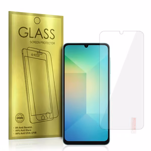 Karkaistu lasi kultainen SAMSUNG GALAXY A06:lle