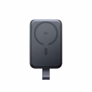 Joyroom JR-PBM11 Powerbank 10000mAh 22.5W Qi2, MagSafe yhteensopiva, jalustalla - musta