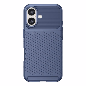 Thunder Case Silikoninen Suojakuori iPhone 16 Plus:lle - Sininen