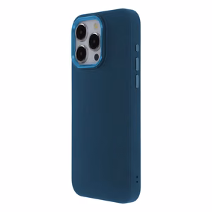 Elegantti satiinikuori iPhone 11, tummansininen