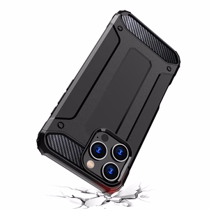Hybrid Armor Suojakuori iPhone 16 Pro:lle - Musta