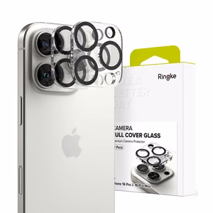 Ringke Camera Protector 2-pack Karkaistu lasi iPhone 16 Pro / 16 Pro Maxille