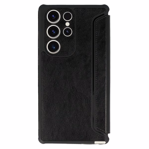 Razor Leather läppäsuojakuori Xiaomi Redmi Note 11 Pro/Note 11 Pro 5G:lle - musta
