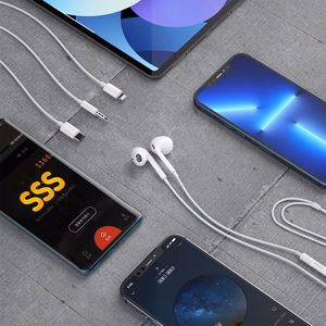 Dudao In-Ear Kuulokkeet USB Type-C Liittimellä Valkoinen