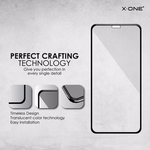 Tempered Glass X-ONE - for iPhone Xs/11 Pro 3D Full Cover black
