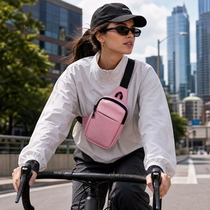 Crossbody-laukku Urbanflex vaaleanpunainen